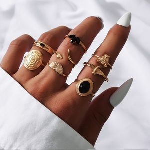 Panther Ring Set